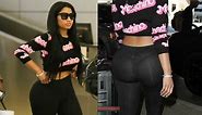 Nicki Minaj Butt Exposed In See-Through Leggings