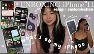 iphone 11 UNBOXING + CUSTOMISATION 2022 | gabrielle teo
