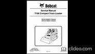 Service manual Bobcat T190 Compact Track Loader (531660001, 531760001)
