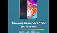 Samsung A70 A705F EDL Test Point – EDL 9008 Mode Fix Dead Boot Repair by GSM Free Equipment
