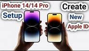 How to Create a new Apple ID & Setup Apple iphone 14 (Pro, & Pro Max) | Create Apple Id ON iPhone 14