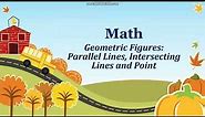 Real Life Examples of Parallel Lines, Intersecting Lines and Point #point #intersecting #parallel