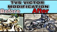 TVS Victor bike Modified At Home In low Budget || 2022
