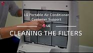 LG Portable AC - Cleaning the Filters
