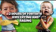 2 HOURS OF FORTNITE KIDS CRYING AND RAGING! 😂😭 | FORTNITE TROLLING MARATHON 🤣😂