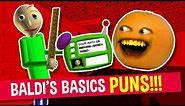 Baldi's Basics PUNS and JOKES! | Annoying Orange