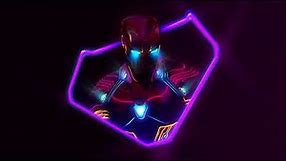 Neon Iron Man Live Wallpaper (1080p)
