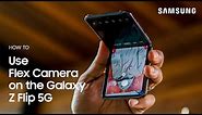 Galaxy Z Flip 5G: How to Use the Flex Camera | Samsung