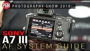 SONY A7 III Autofocus Settings - A Complete Guide to the AF menu settings