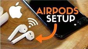 HOW TO SETUP APPLE AIRPODS! Best Wireless Headphones for iPhone!