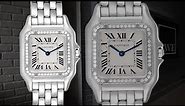 Cartier Panthere Medium Steel Diamond Ladies Watch W4PN0008 | SwissWatchExpo