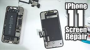 How To Replace iPhone 11 Glass Screen Assembly | Screen Replacement