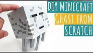 DIY Minecraft Ghast From Scratch | Minecraft Papercraft Ghast | Paper Crafts