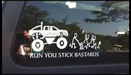 Funny Bumper Car Stickers that will make you look twice