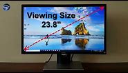 Dell Monitor 24 inch Review & Setup - Game Computer Monitor IPS 75hz -