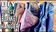 How To DIY A Horse Blanket Hanger | Budget Equestrian DIY