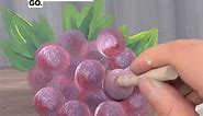 [clip] How to paint grapes! 🎨#tipsandtricks #paintingtips #beginner #easypainting #howto | Emily Seilhamer Art