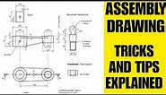 ASSEMBLY DRAWING FULL TUTORIAL