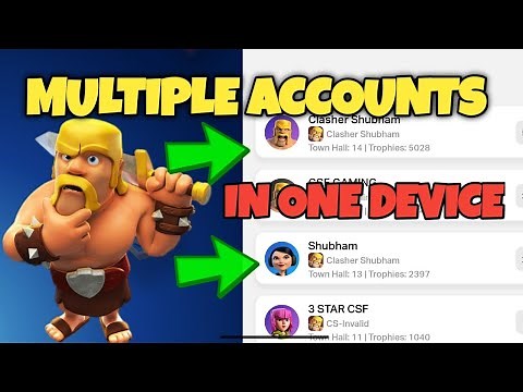 How to Create & Play Multiple Accounts in Coc | Second Account in One Device - Clash of Clans 2025