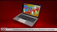 Toshiba How-To: Access advanced start-up options in Windows 8