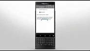 PRIV by BlackBerry - Keyboard and Typing: Official How To Demo