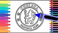 How to Draw Chelsea F.C. Badge - Drawing the Chelsea Logo - Coloring Pages for kids