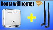 Boost your wifi anntena router | How to Adding External antenna | Extend Wifi Range