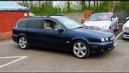 2008 Jaguar X-Type Estate 2.2d Sovereign - Start up and in-depth tour