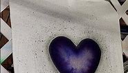 How to Airbrush Quick and Easy Broken Heart Design using the Splatter and Texture attachment
