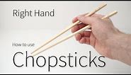 How to use Chopsticks Correctly 🍜