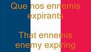 La Marseillaise, French National Anthem (Fr/En)