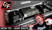 EXTREMELY CLEAN Amp Rack Install - How to - CarAudioFabrication