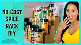 DIY Spice Rack Organizer | How to make a Spice Rack DIY from Cardboard