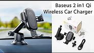 Baseus 2 in1 Qi Wireless Car Charger unboxing and quick review