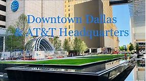 Downtown Dallas & AT&T Headquarters Tour | 4K