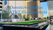 Downtown Dallas & AT&T Headquarters Tour | 4K