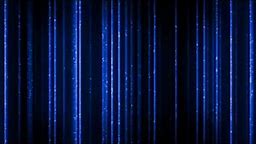 Blue Vertical Light Particles - HD Background Loop