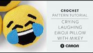 Crochet Emoji Pillows with Mikey! | Crying-Laughing Emoji