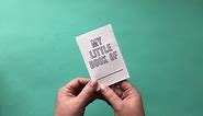 Foldables: Make an 8-page mini book from one sheet of paper!