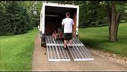 The Ultimate Folding Box Truck Ramp - WOW!