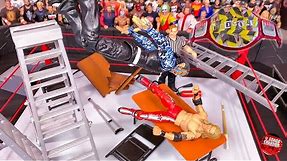 Edge vs Jeff Hardy - Falls Count Anywhere Action Figure Match! Hardcore Championship