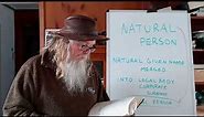 What is a natural person? (essential to know this)