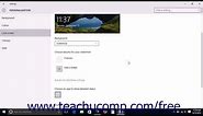 Windows 10 Tutorial Lock Screen and Screen Saver Settings Microsoft Training