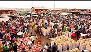 Lagos Nigeria 4k - Market Life in Biggest and Insanely busy African Raw Food Market - Chapter 2