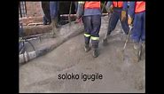 How to vibrate concrete