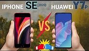 Huawei Y7p vs iPhone se 2020