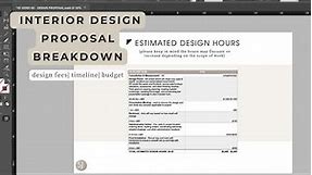 Interior Design Proposal Breakdown | Design Fees, Timeline, Budget