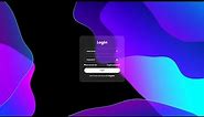 Glass Login Form with Video Background HTML & CSS Tutorial