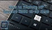 How to Replace HP Spectre x360 13-ap Keys