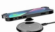 KPON Wireless Phone Charger for Popsocket/OtterBox/Thick Cases Up to 10mm - 15W Max Wireless Charging Pad, Compatible with iPhone 15/14/13/12/Samsung Galaxy S23/S22/Wireless Phones